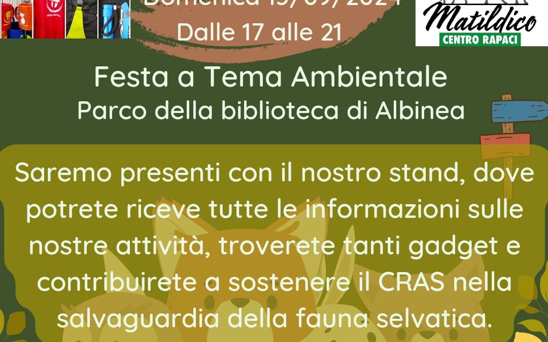 Festa a tema ambientale – 15 settembre ad Albinea