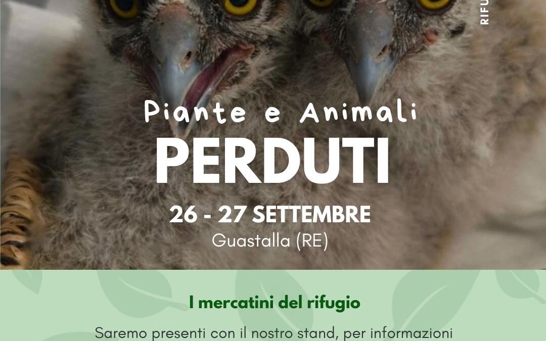 Stand CRAS a “PIANTE E ANIMALI PERDUTI” a Guastalla